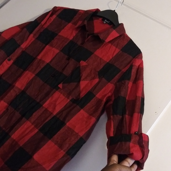 Flannel dress - Picture 3 of 4